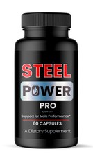 Steel Power Pills for Men Performance 60 Caps...