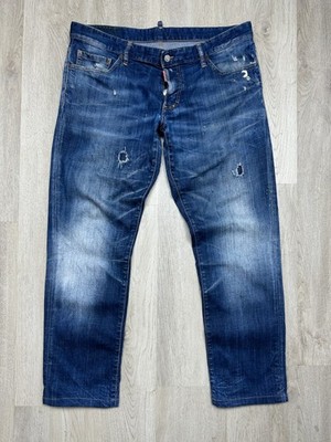 DSquared2 Mens Distressed Denim Pant Jeans Size 54 (38)