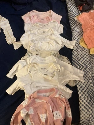 CARTER'S Set Baby Girl’s Clothes For 0-3m (8 pieces) W/Free Socks And Set Of Fall Clothes