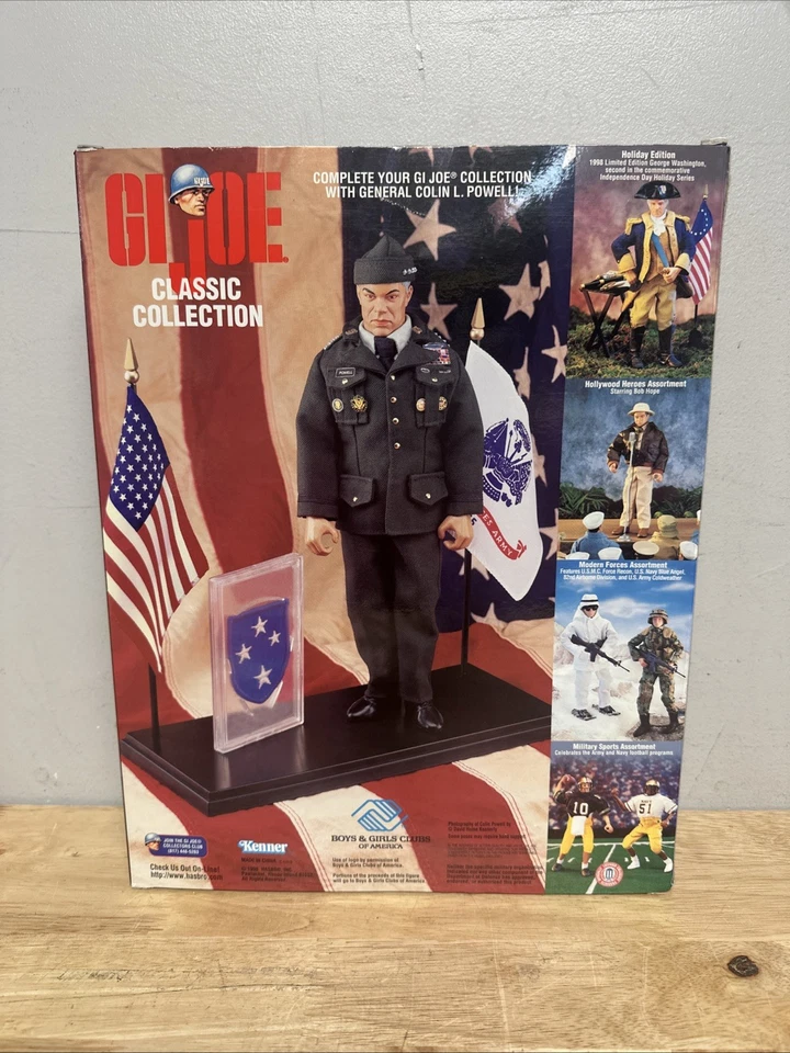 Figura de acción Kenner 1998 GI Joe Classic Collection GENERAL COLIN POWELL 12" NUEVO Foto 4 de 4