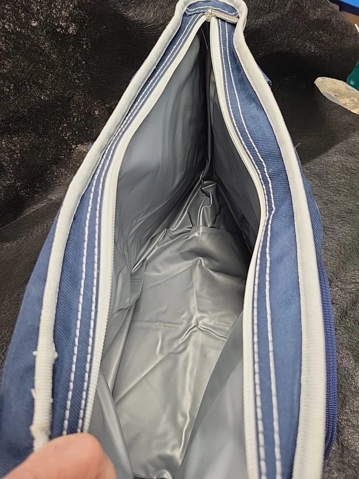 Indianapolis Colts 30 Can Cooler Tote Made By Pinic Time Blue & White - Image 3 of 4