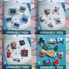 Crocs Handmade jibbitz 5pc Blockbuster Movie Night Popcorn Cinema shoe charm Set