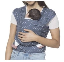 Ergobaby Aura Baby Wrap Carrier Coral Dots Blue Pink Infant Sling 100 Rayon