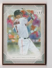 Carlos Correa 2018 Topps Transcendent Origins Reproduction Art Sketch Card 77/83