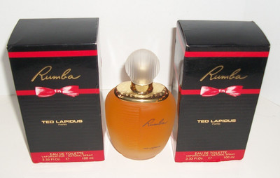 Lot of 2 Rumba by Ted Lapidus 3.33 oz EDT Perfume for Women New In Box