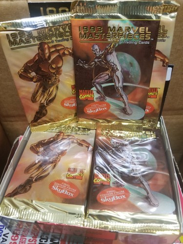 1993 Marvel Masterpieces Sealed Pack - Marvel Comics - Skybox - Picture 2 of 3