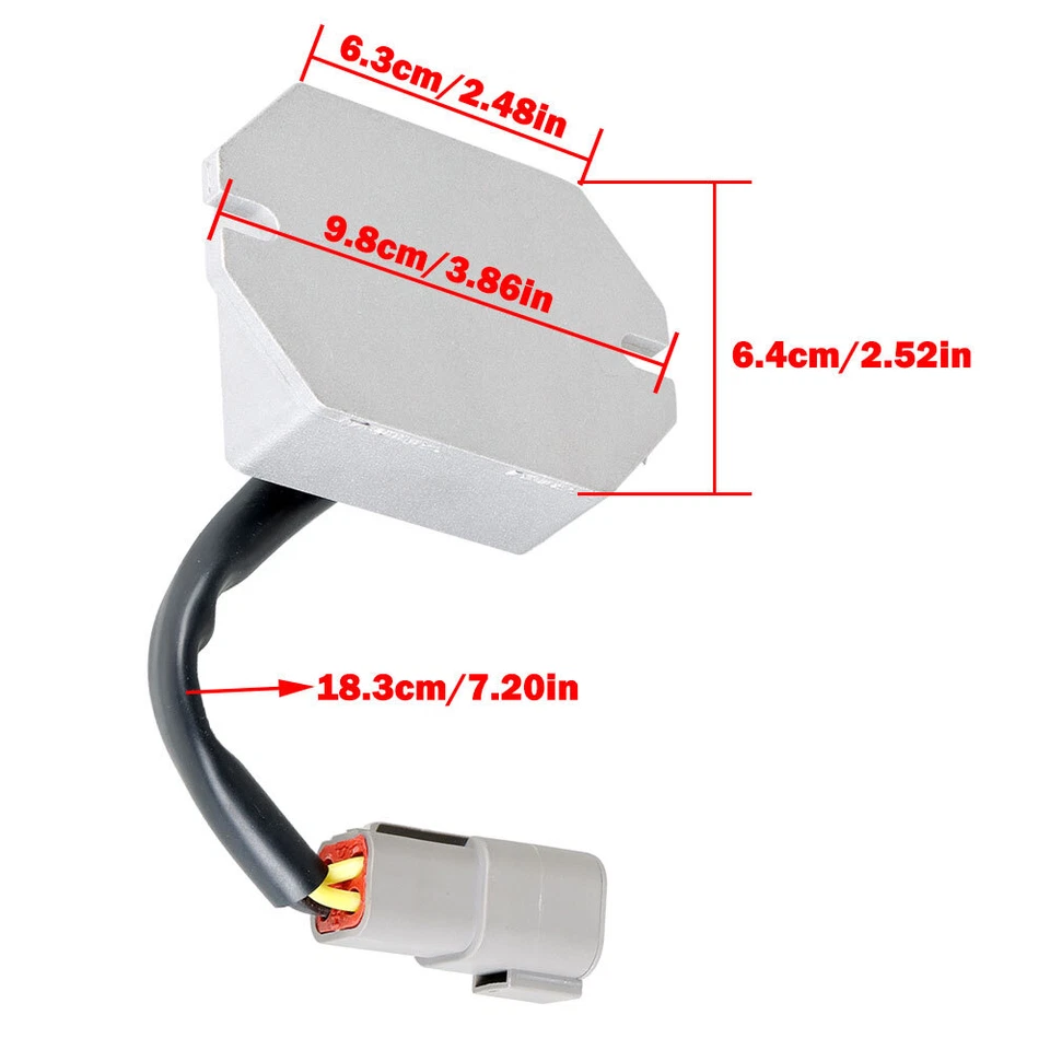RECTIFICADOR REGULADOR DE VOLTAJE para Ski-Doo 2005-2006 GSX 380F 2005-2009 GSX 550F Foto 2 de 4