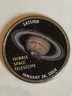 Saturn Hubble Space Telescope Colorized Commemorative Clad Kennedy Half Dollar