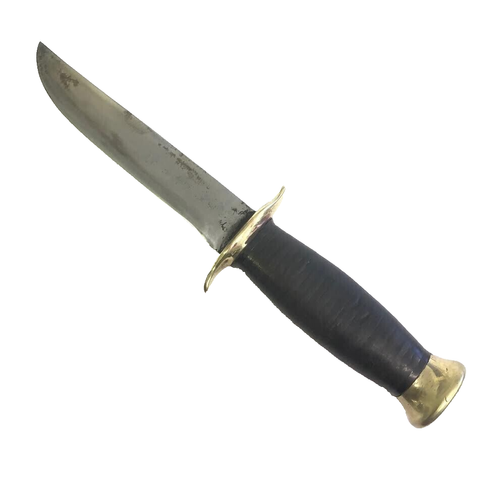 Antique Buck Knife "Gladstone Marble Mich" 5" hunting & Skinning Knife with Case