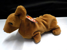 TY BEANIE BABY "WEENIE" THE DACHSHUND DOG PREOWNED