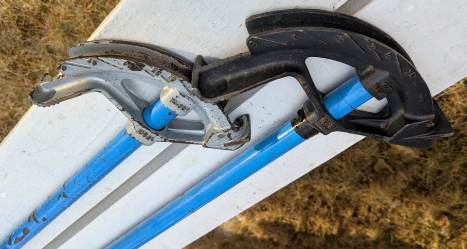 Идеальная пара трубогибов 74-001 и 74-002 с ручками 3/4 дюйма и 1/2 дюйма бесплатная доставка! - Изображение 4 из 4