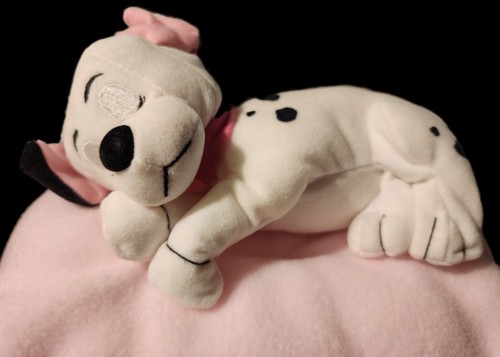 Neu mit Etikett 101 Dalmatiner Penny Kissen Plüsch rosa Welpe Disney Store Nachtwäsche Hund - Bild 3 von 13