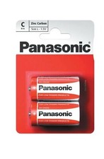 Panasonic Batteries Type C Size LR14 1.5 Zinc Carbon Long Expiry