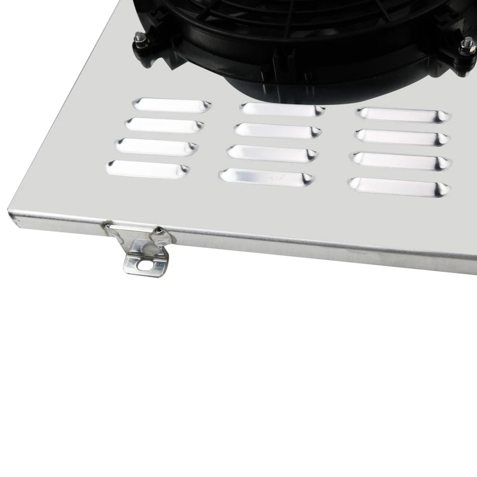 RADIATOR ELECTRIC FAN+SHROUD+RELAY FOR 1973-87 Chevy C/K 10 20 30 Pickup Truck - Image 3 of 4