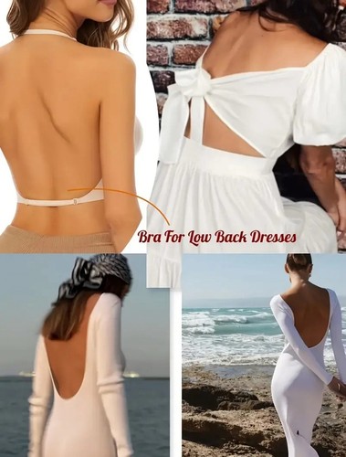 Ultimate Comfort Seamless Bra Comfy Backless Push-Up Design Removable Padded Cup - Picture 5 of 9