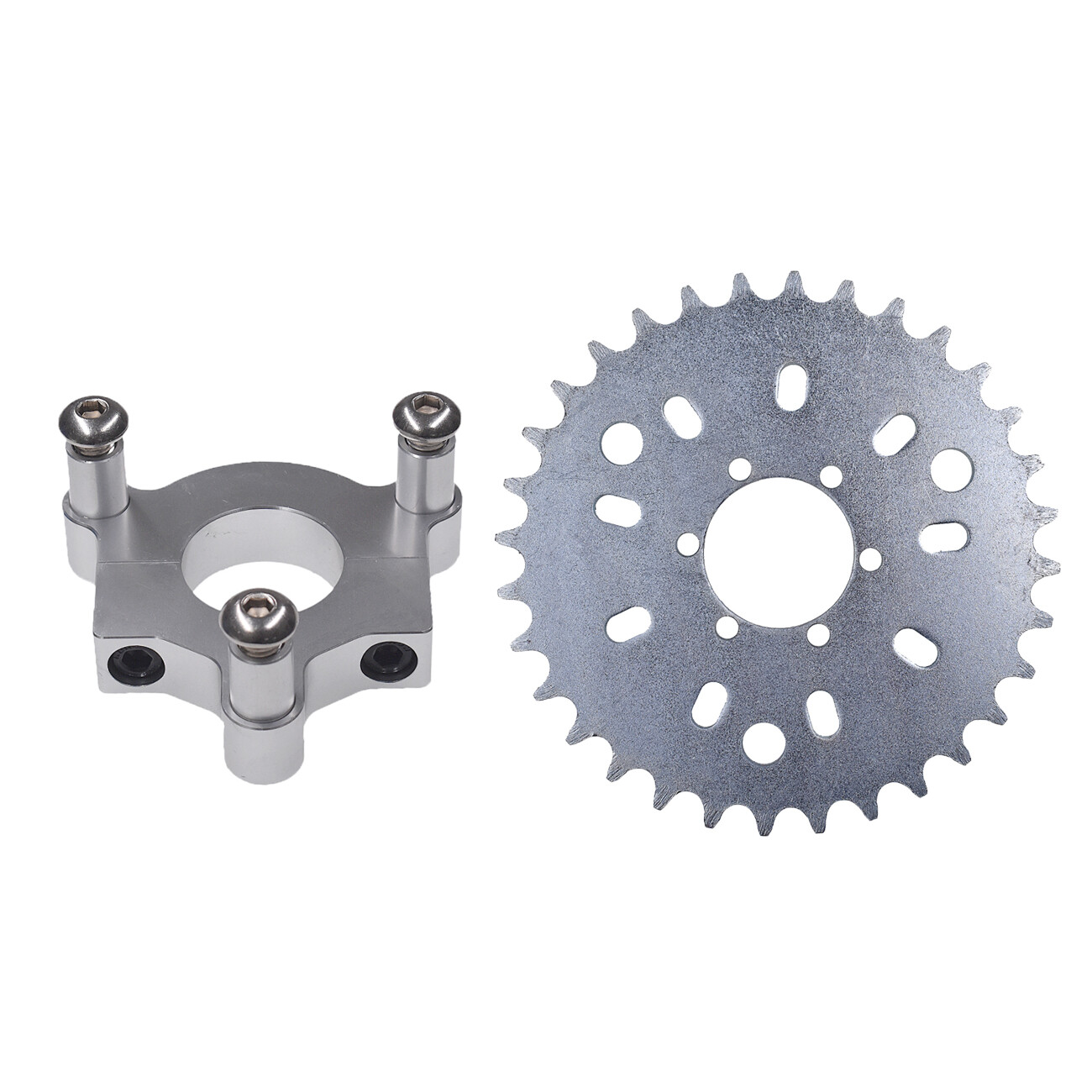 40T Sprocket with Adapter 415 Chain For 66cc 80cc 2 Stroke Motorized Bike