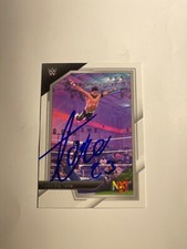 WWE CRUZ DEL TORO Signed Card Raw Smackdown