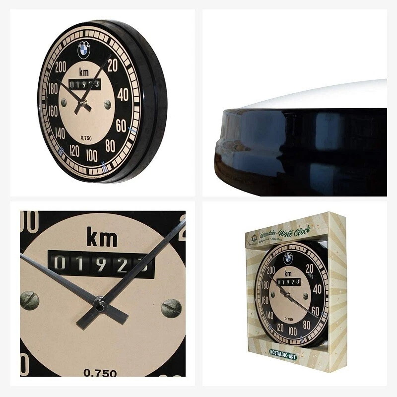 BMW Car Speedometer Wall Clock 31cm - Officially Licensed by Nostalgic Art - Image 3 of 4