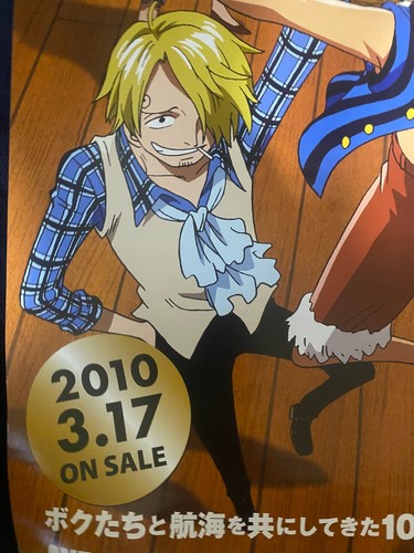 ONE PIECE Promo Poster 515x728mm Mugiwara Pirates 2010 - Picture 6 of 12