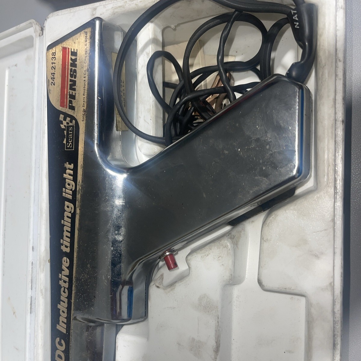 Vintage Sears Penske DC Inductive Timing Light Model 244-2138 for