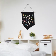 Pin Display Pennant Banner Lapel Pin Badge Flag Plain Blank Canvas Wall Banner