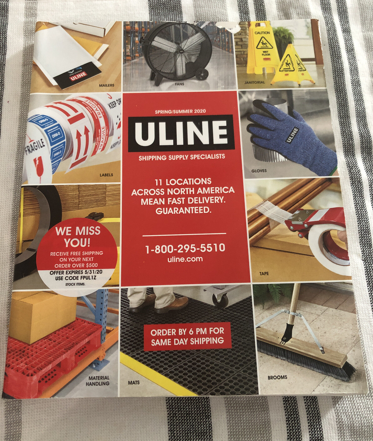 ULINE Shipping Supply Specialists Book eBay