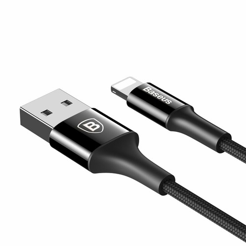Baseus Shining elegantes iPhone Ladekabel Jet Metal 2A 1m Silber Gold Schwarz - Bild 10 von 15