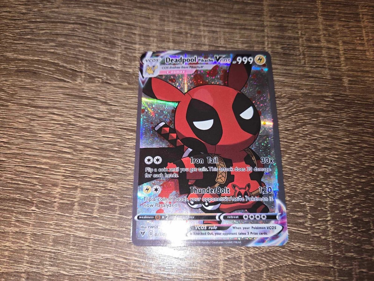 Venom & Deadpool Vmaxカードセット Deadpool Pikachu Pokemon Card Holo GX VSTAR VMAX GX EX