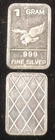 Eagle 1 Gram .999 Fine Silver Bar si874