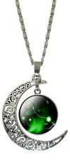 1 Aries Horoscope Moon Crescent Necklace 1