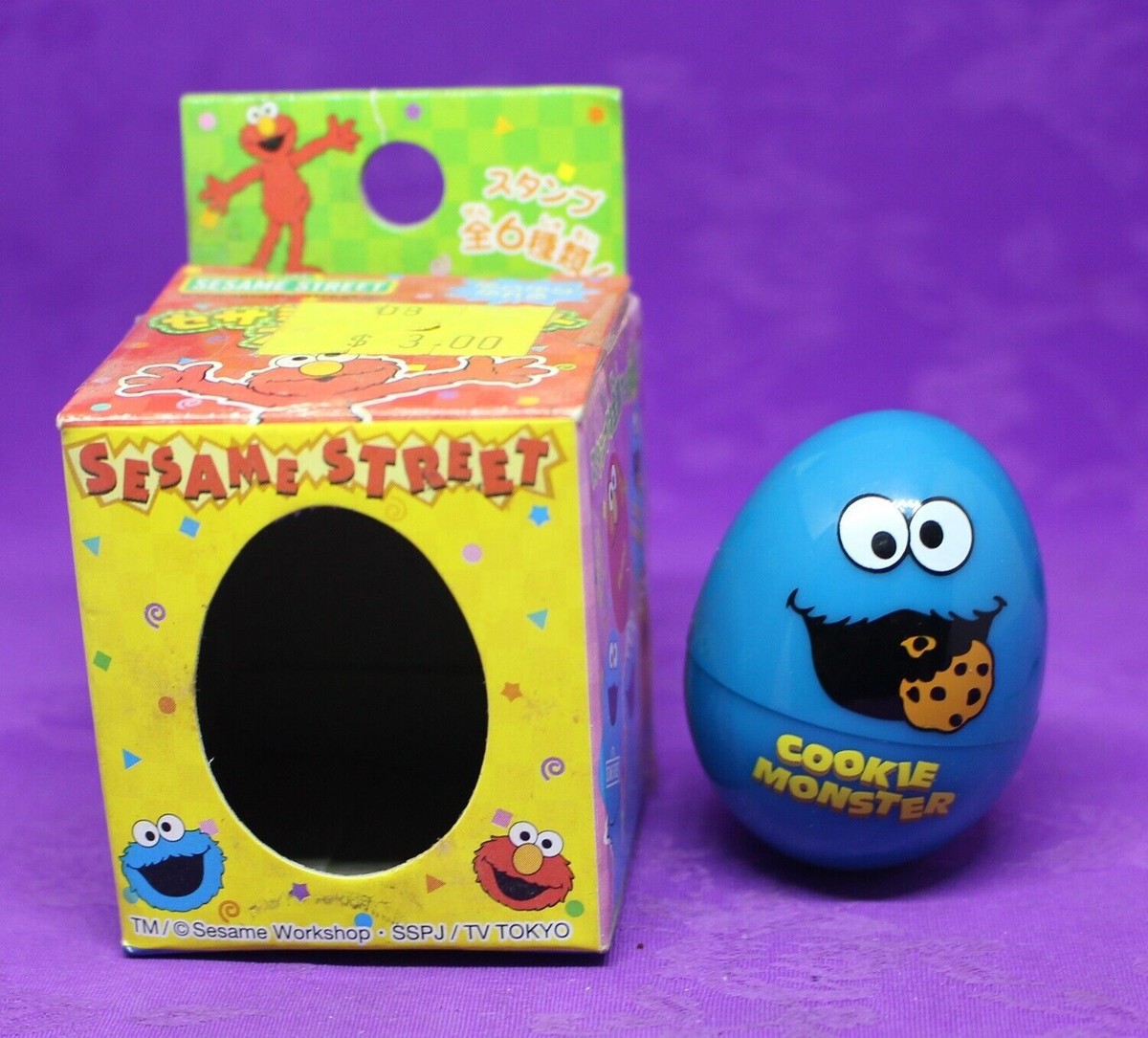 Sesame Street Craft Stamp Egg Figure Japan Rare YJ098 | eBay