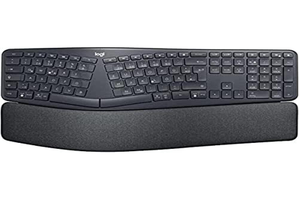 Logitech Ergo K860, Layout Tedesco Qwertz, Grigio - NUOVO