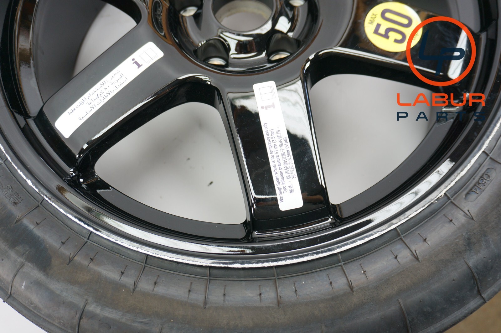 M157 14-20 Maserati Ghibli 18'' Emergency Spare Tire Wheel Donut Rim Z5661