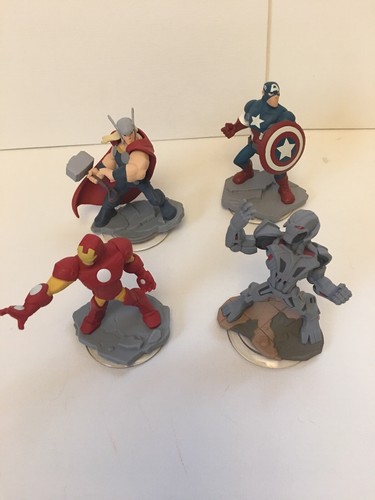 DISNEY INFINITY Lot Of 4 2.0 Marvel Character Figures