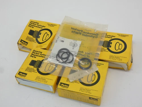 *Lot of 6* Parker PK1502A001 1-1/2" Bunan Piston Seal Kit - NEW Surplus!