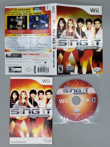Disney Sing It: Pop Hits (Nintendo Wii, 2009) No Case No Tracking