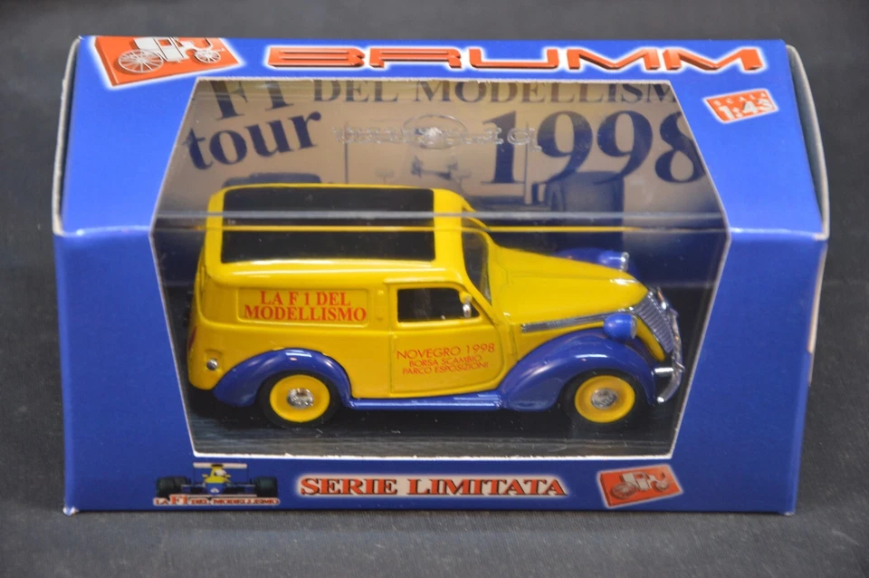 FIAT 1100 E FURGONE 1948 NOVEGRO 1998 LIMITED EDITION SCALA 1/43 BRUMM ITALY - Immagine 2 di 3