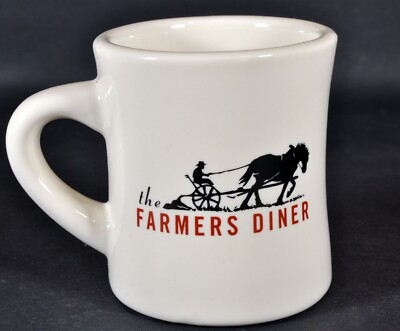 The Farmers Diner Restaurant Ware Coffee Mug Cup Quechee Vermont Food From Here