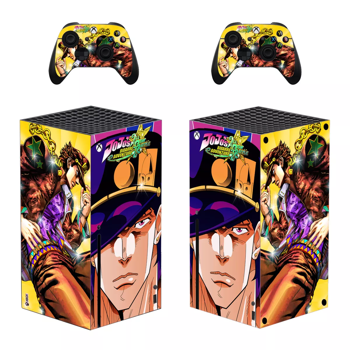 Xbox Series S X Slim Console Controller Skin Decal JoJo's Bizarre