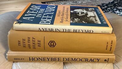Lot 3 HC Bks Beekeeping Honeybee Democracy The Hive & The Honey Bee Year Beeyard