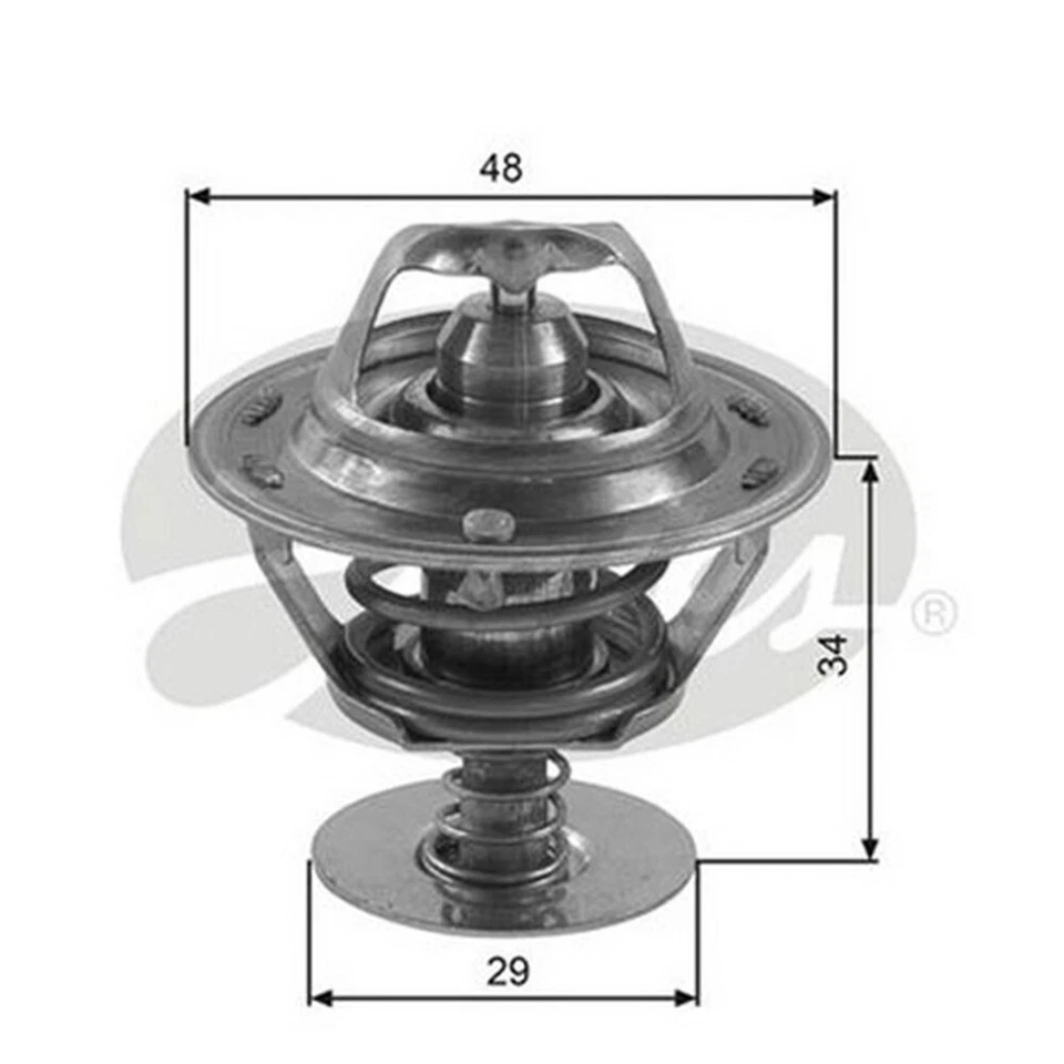 New Genuine GATES Thermostat For Nissan Pulsar N16 #TH39082G1 - image 3 of 4