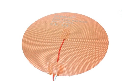 Silicone Heating Pad 16" 400mm Diameter 500W w/PSA NTC100K Thermister Factory - Picture 9 of 14
