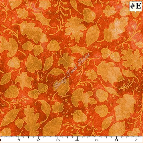 Q TREASURES "HARVEST BOUNTY" PUMPKINS LEAVES FALL FABRICS COLLECTION (CHOOSE) - Picture 6 of 7