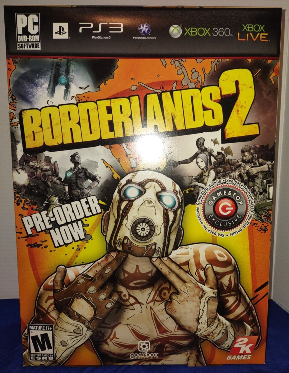 Borderlands Gamestop Display Box Promo