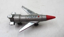 Vintage Thunder Bird #1 USAF Space Rocket Jet Die Cast Thunderbirds Yot Toys