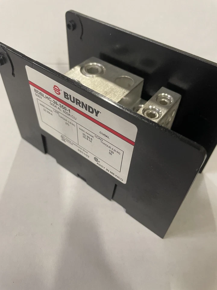 Burndy - BDBLHC263501 - 350-6-1P-2/0-14 SEC - (Pack of 1) - Image 3 of 4