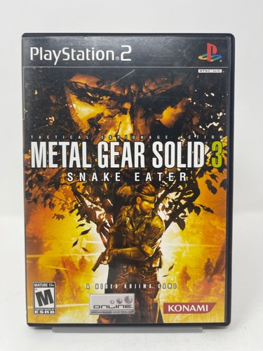 Metal Gear Solid 3: Snake Eater (Sony PlayStation 2, 2004) CIB Complete