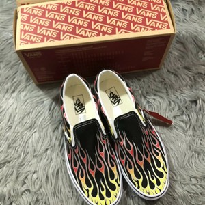 vans classic fire