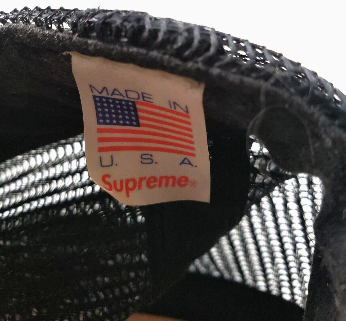 SUPREME x UNDERCOVER Teddy Bear Trucker Hat Snapback Cap Black