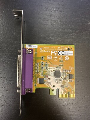 HP SUNIX PAR6408A 1Port IEEE1284 Parallel PCIe X1 Board VGB32 801549-001/00HV201